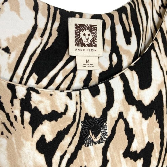 Vintage Animal Print Tank Top Anne Klein - Picture 3 of 5
